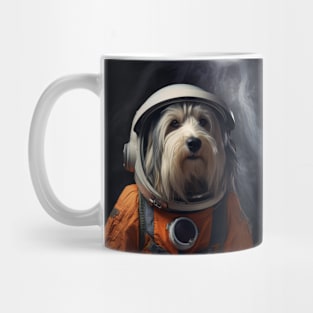 Astro Dog - Bearded Collie Mug